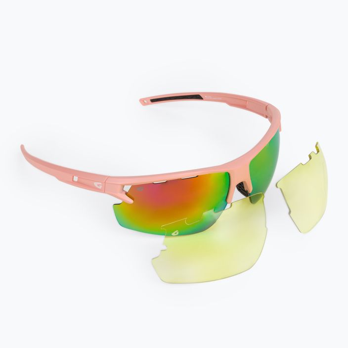 GOG cycling glasses Ether matt dusty pink/black/polychromatic pink E589-3 7