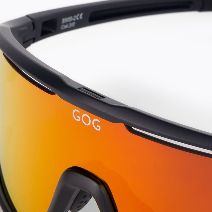 GOG cycling glasses Odyss matt navy blue/black/polychromatic red E605-2 6