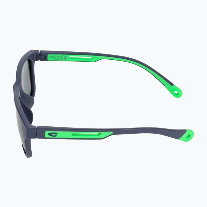 GOG Alfie matt navy blue/green/smoke children's sunglasses E975-1P 4
