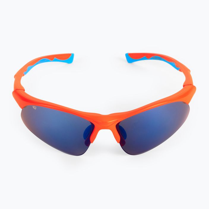 GOG Balami matt neon orange / blue / blue mirror children's cycling glasses E993-3 3
