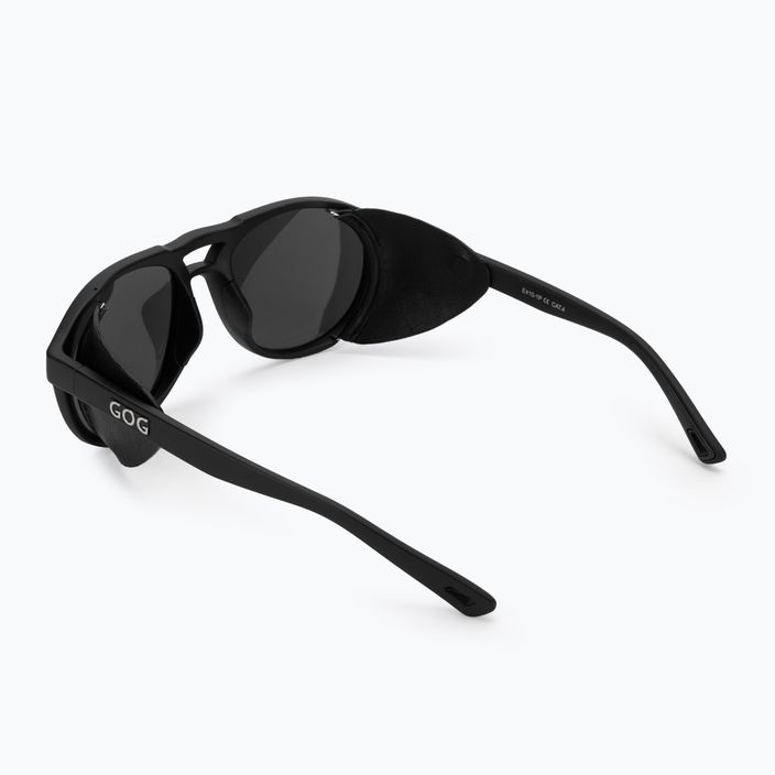 GOG Nanga matt black / silver mirror sunglasses E410-1P 2