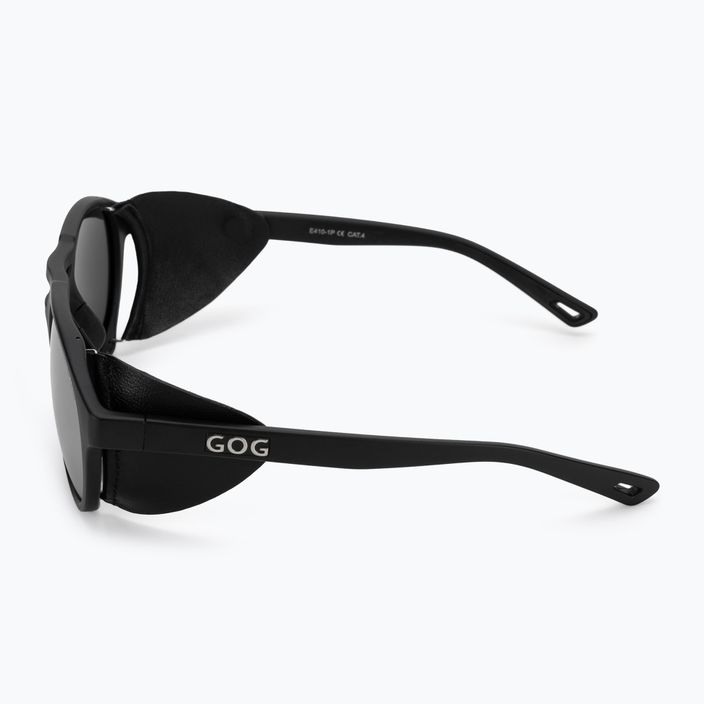 GOG Nanga matt black / silver mirror sunglasses E410-1P 4