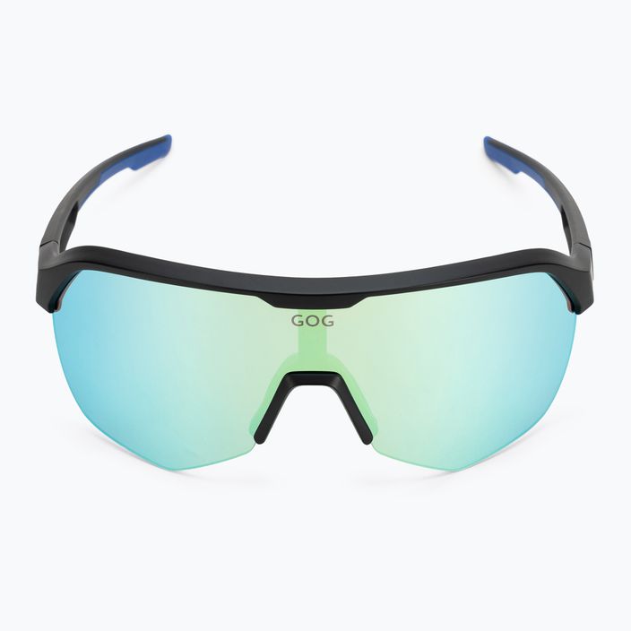 GOG Perseus matt black/blue/blue green cycling glasses E501-4 3