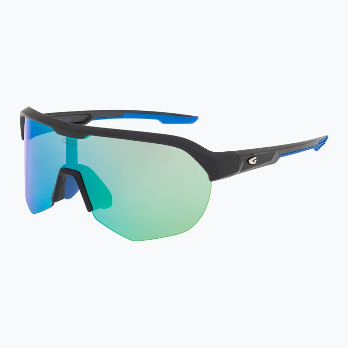 GOG Perseus matt black/blue/blue green cycling glasses E501-4 6