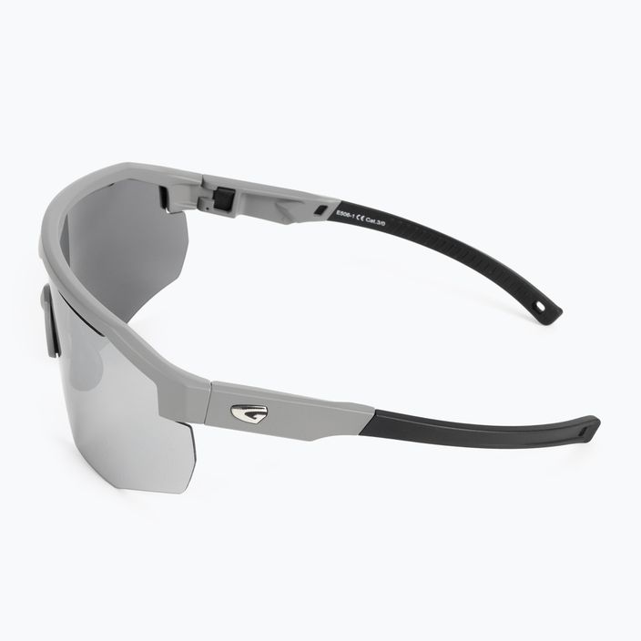 GOG cycling glasses Argo matt grey / black / silver mirror E506-1 5