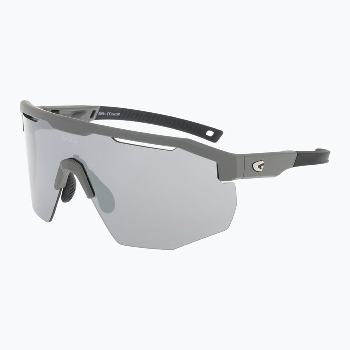 GOG cycling glasses Argo matt grey / black / silver mirror E506-1 7