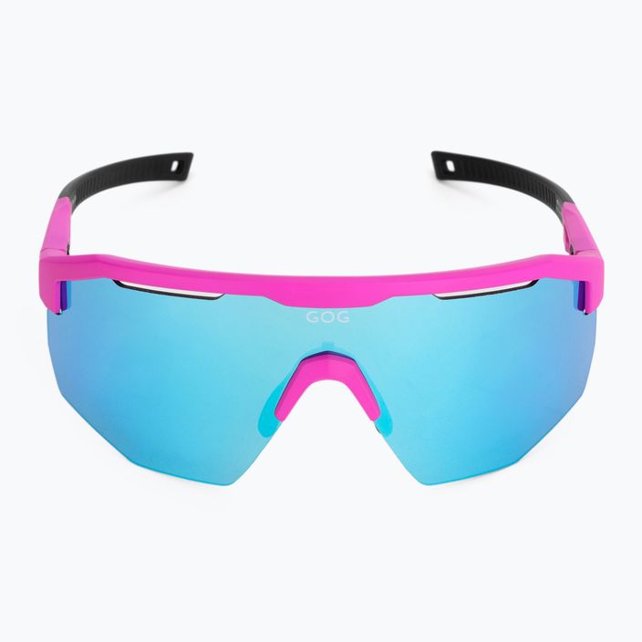 GOG cycling glasses Argo matt neon pink/black/white-blue E506-2 4