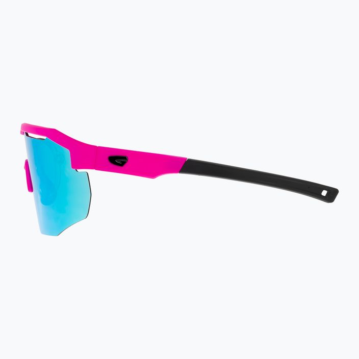 GOG cycling glasses Argo matt neon pink/black/white-blue E506-2 10