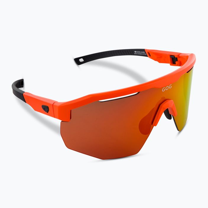 GOG Argo matt neon orange/black/polychromatic red sunglasses 2
