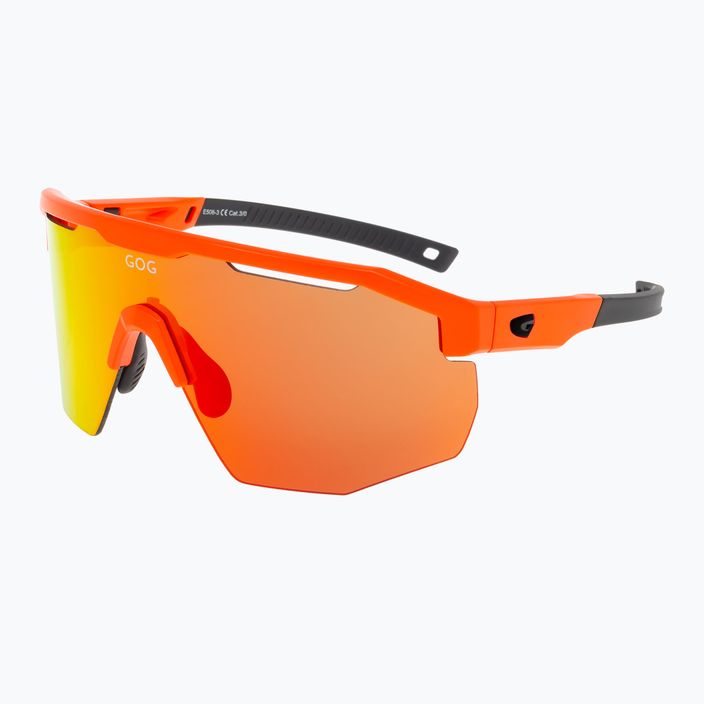 GOG Argo matt neon orange/black/polychromatic red sunglasses 6
