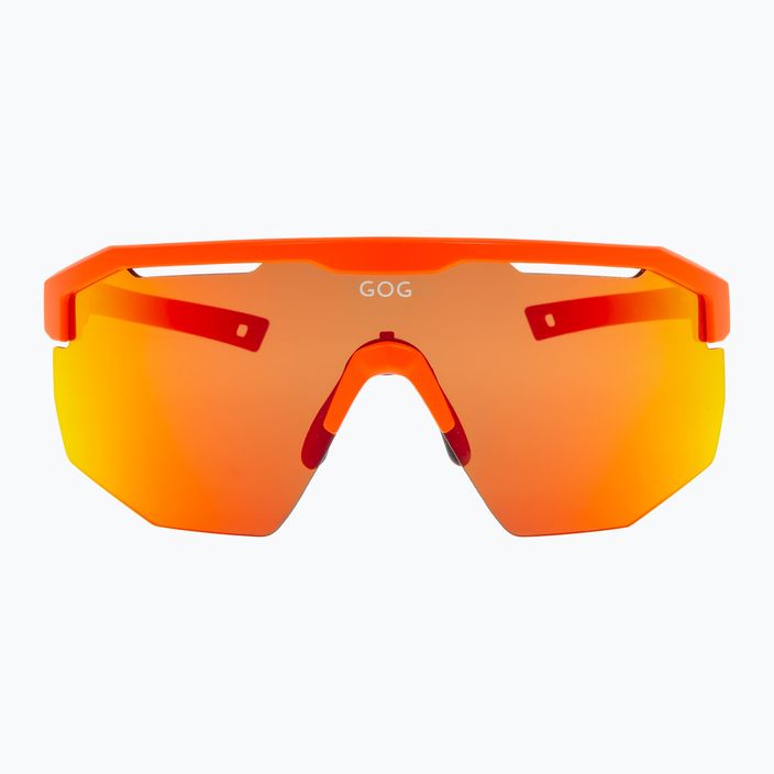 GOG Argo matt neon orange/black/polychromatic red sunglasses 7