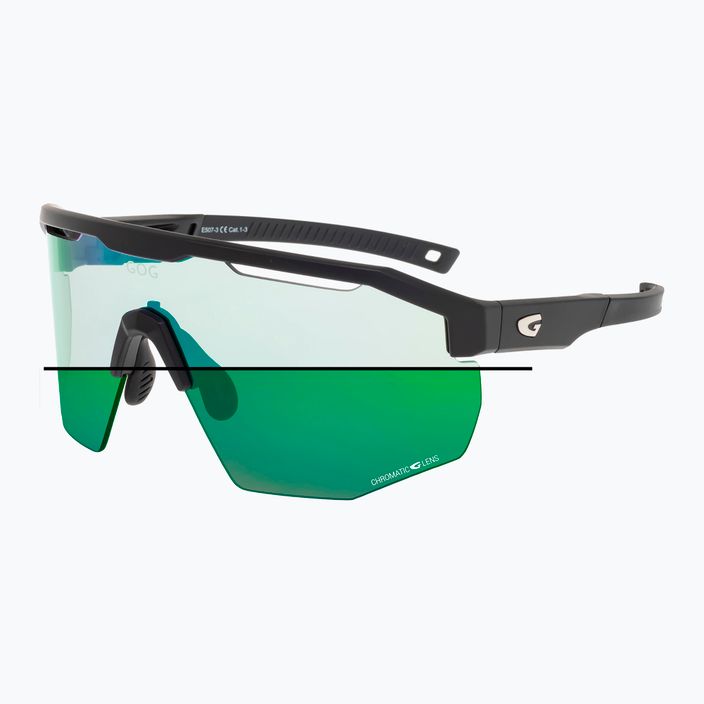 GOG Argo C matt black/polychromatic green sunglasses 8