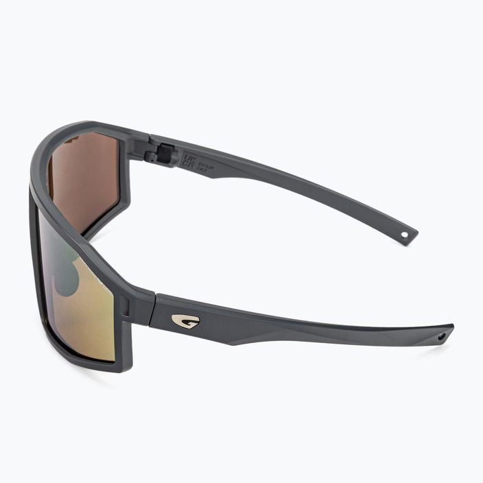 GOG cycling glasses Ares matt grey / black / polychromatic gold E513-2P 4