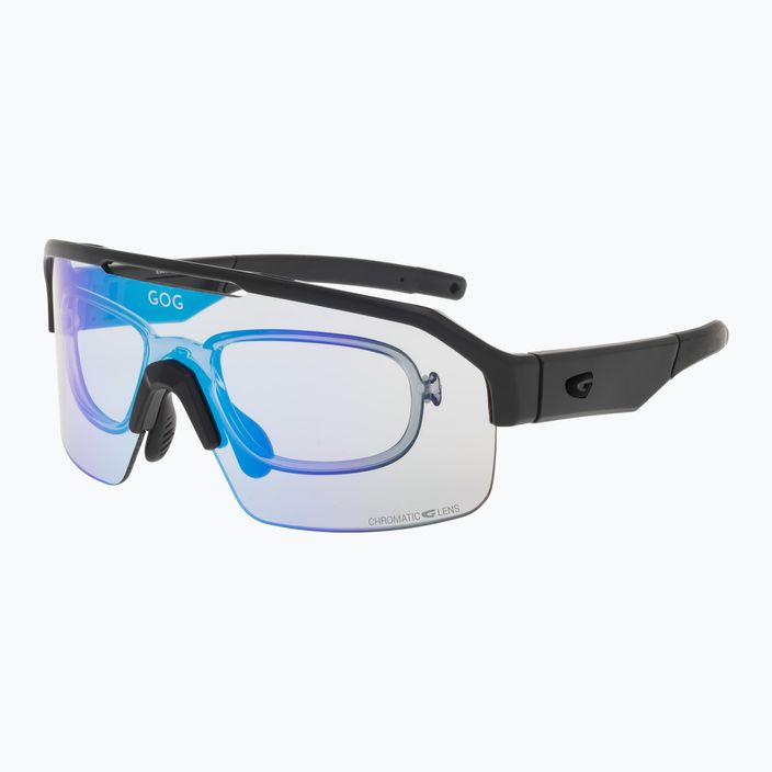 GOG Thor C matt black / polychromatic blue E600-1 cycling glasses 5