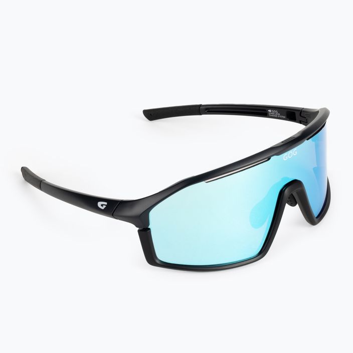 GOG cycling glasses Odyss matt navy blue / black / polychromatic white-blue E605-3 2