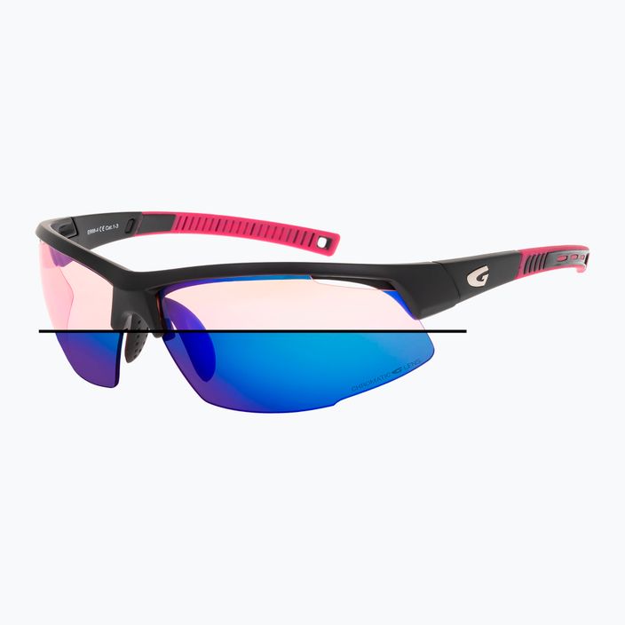 GOG Falcon C matt black/pink/polychromatic blue sunglasses 9