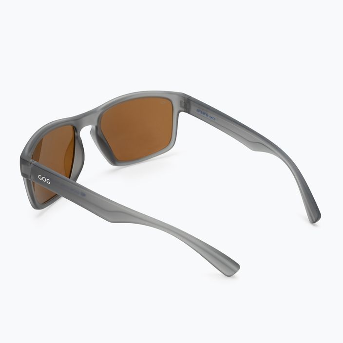 GOG Logan fashion matt cristal grey / polychromatic white-blue sunglasses E713-2P 2