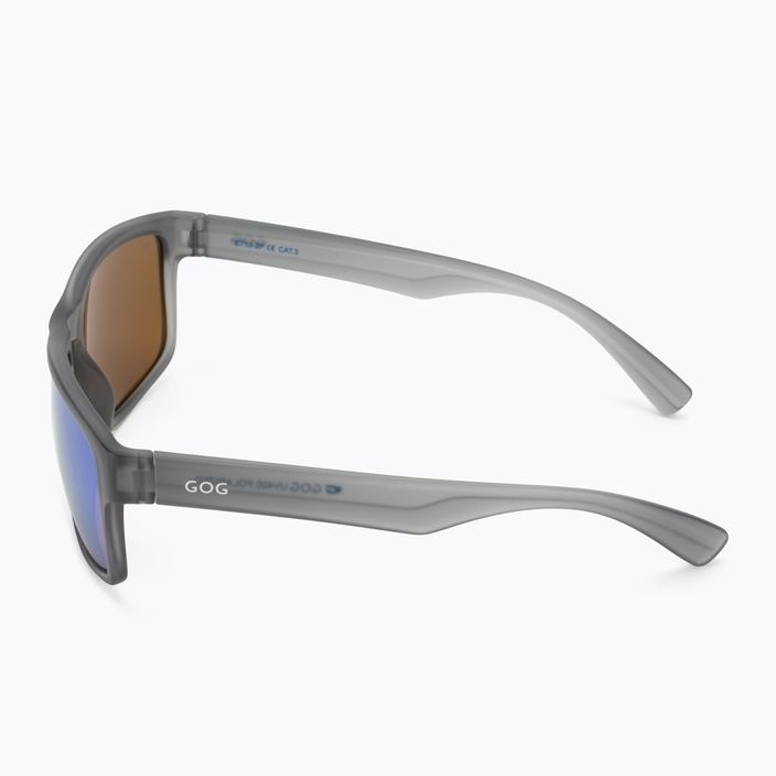 GOG Logan fashion matt cristal grey / polychromatic white-blue sunglasses E713-2P 4