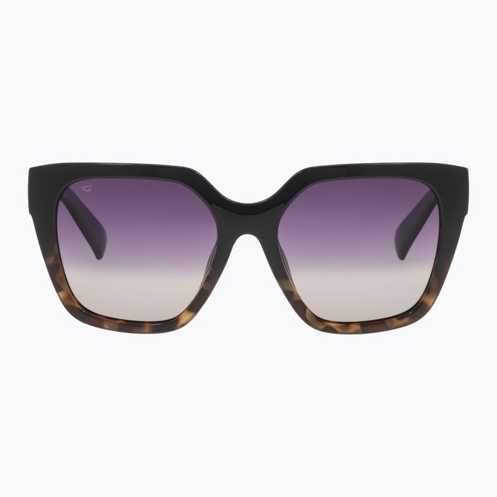 Women's GOG Hazel fashion black / brown demi / gradient smoke sunglasses E808-1P 7