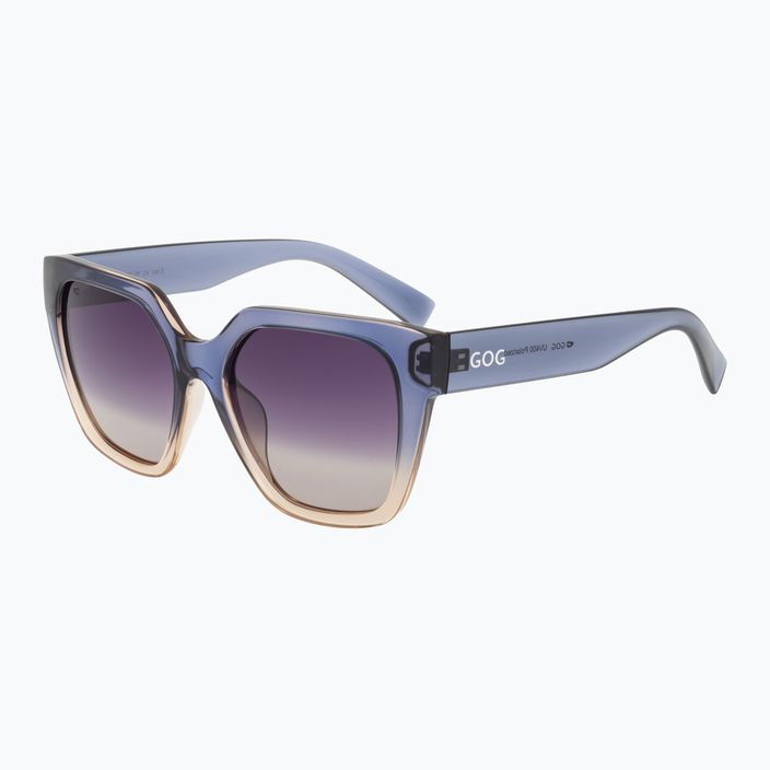Women's GOG Hazel fashion cristal grey / brown / gradient smoke sunglasses E808-2P 6
