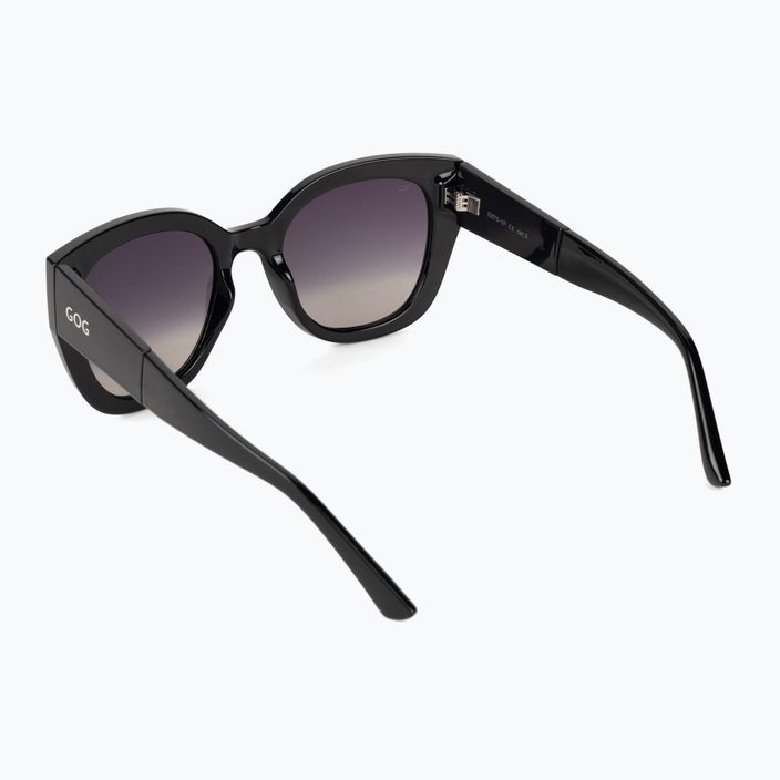 Women's GOG Claire fashion black / gradient smoke sunglasses E875-1P 2