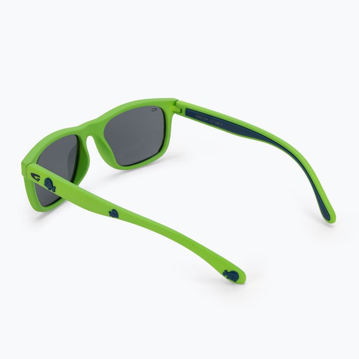 GOG Alice junior matt neon green / blue / smoke E961-2P children's sunglasses 2