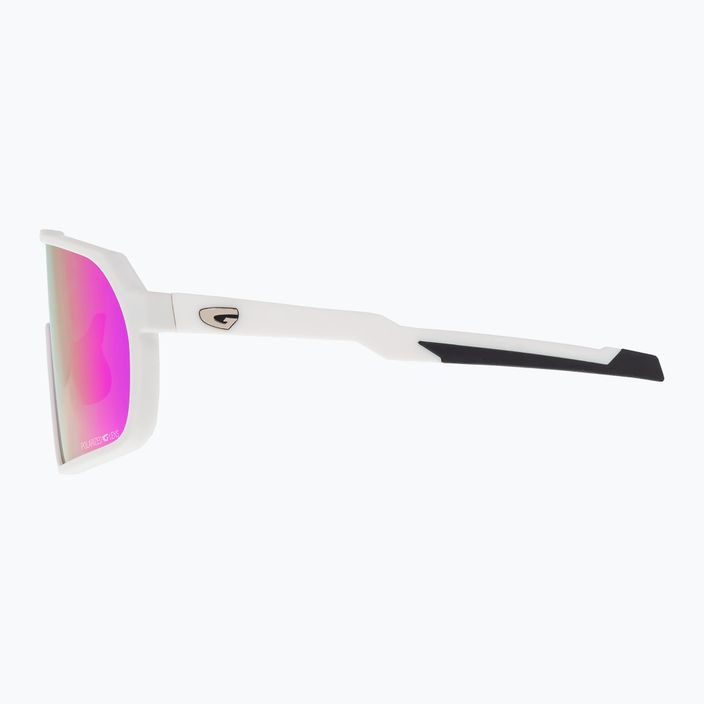 GOG Okeanos matt white/black/polychromatic purple-green sunglasses 7