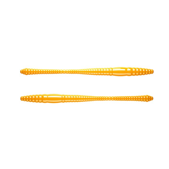 Libra Lures Dying Worm Ser dark yellow DYINGWORMS70 rubber lure 2