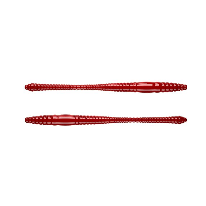 Libra Lures Dying Worm cheese red DYINGWORMS70 rubber lure 2