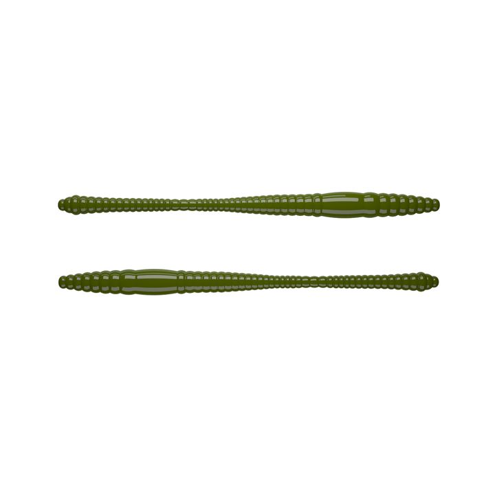 Libra Lures Dying Worm Ser olive DYINGWORMS70 rubber lure 2