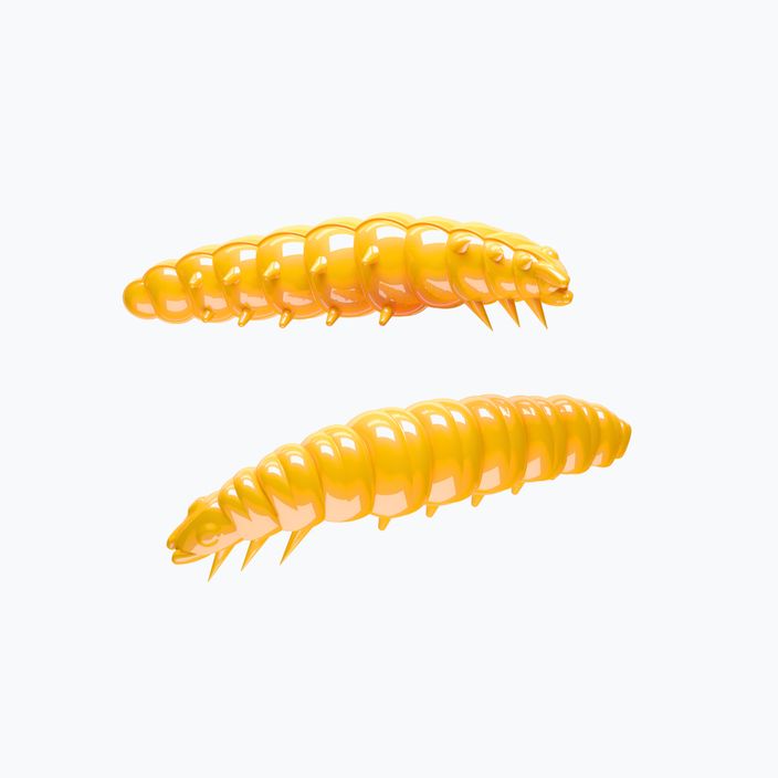 Libra Lures Larva Krill dark yellow rubber lure LARVAK35