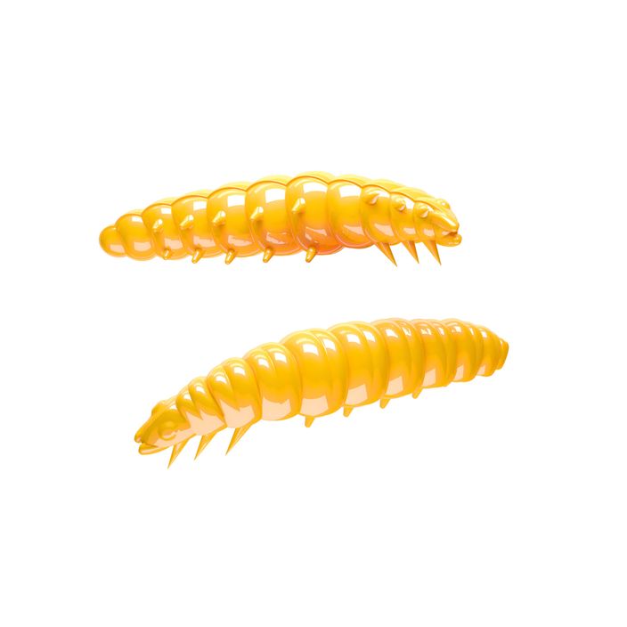 Libra Lures Larva Krill dark yellow rubber lure LARVAK35 2