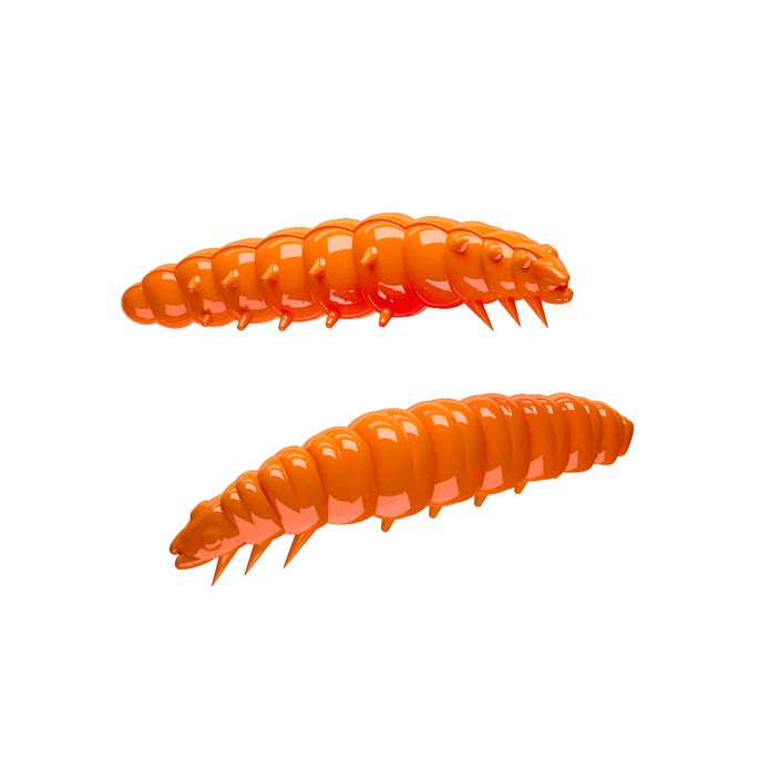 Libra Lures Larva Krill hot orange rubber lure LARVAK35 2
