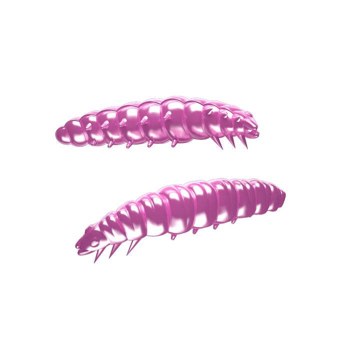 Libra Lures Larva Krill pink pearl rubber lure LARVAK35 2