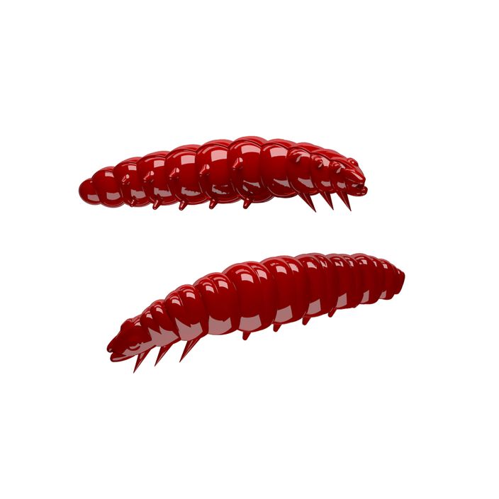 Libra Lures Larva Krill red rubber lure LARVAK35 2