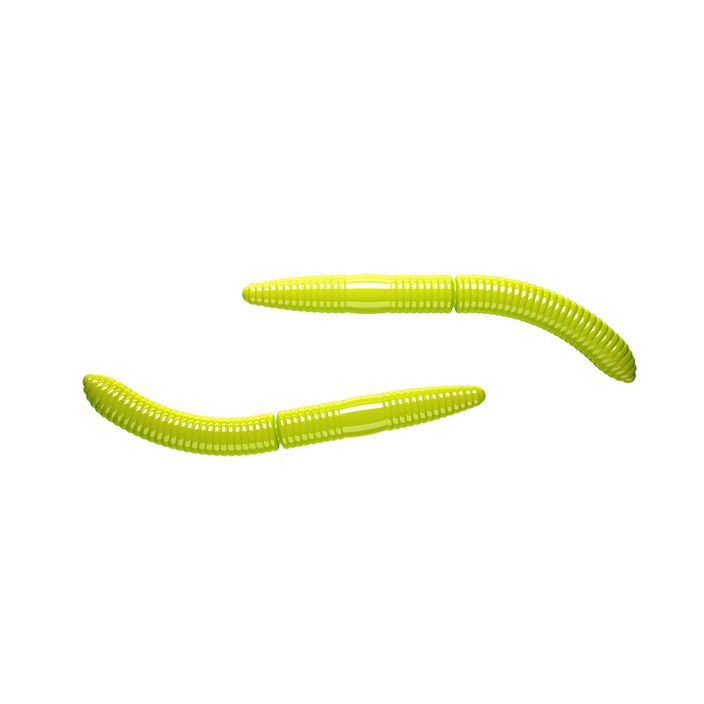 Libra Lures Fatty D'Worm Cheese rubber lure 8 pcs apple green FATTYDWORMK75 2