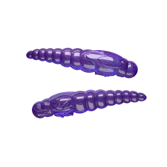 Libra Lures Largo Slim Krill rubber lure 12 pcs purple with glitter LARGOSLIMK34 2