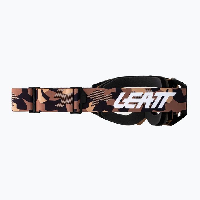 Leatt Velocity 5.5 Enduro stone/clear cycling goggles 2
