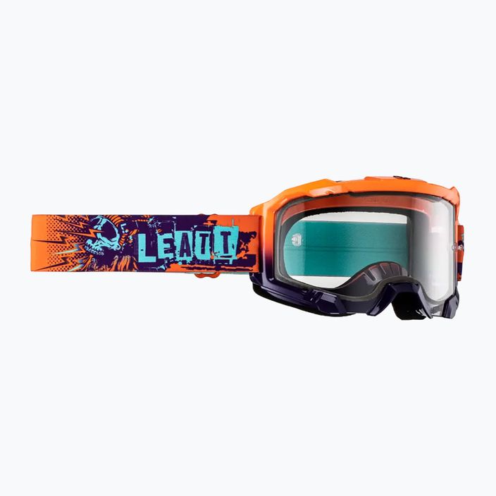 Leatt Velocity 4.5 orange/clear cycling goggles
