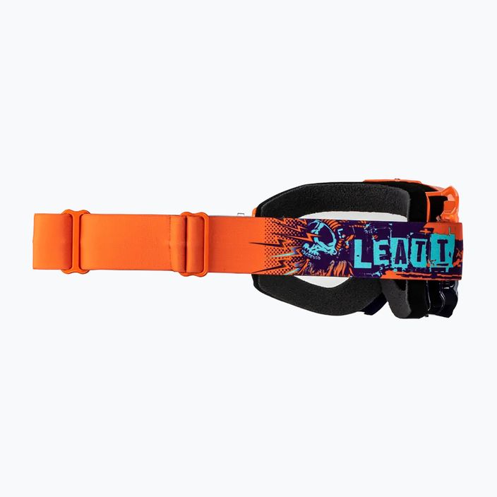 Leatt Velocity 4.5 orange/clear cycling goggles 2