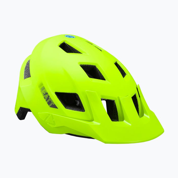 Leatt MTB AllMtn 1.0 V24 lime bike helmet 7