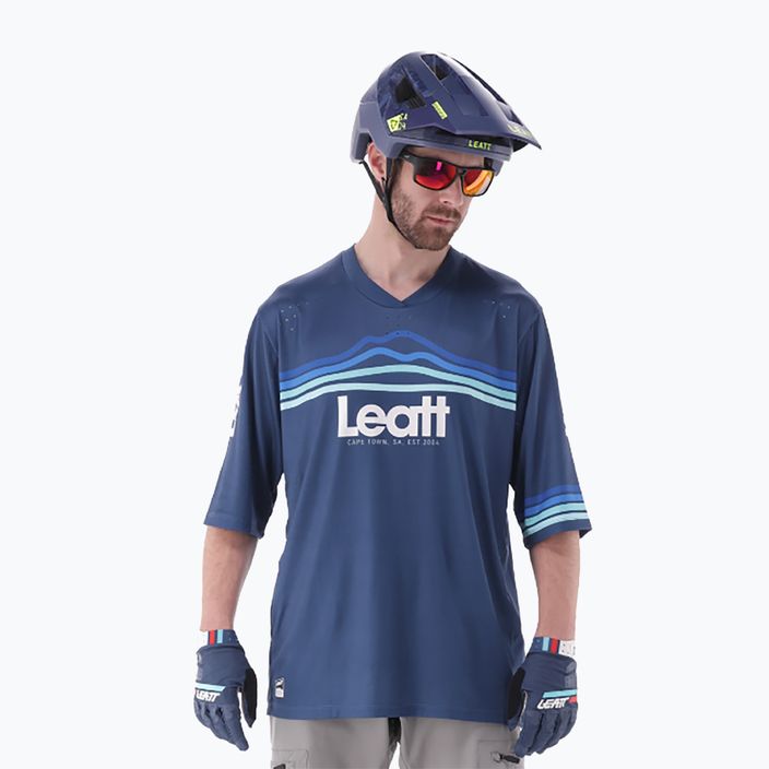 Men's Leatt MTB Enduro 3.0 denim cycling jersey