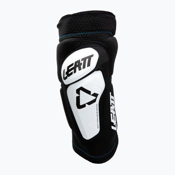 Leatt 3DF 6.0 bicycle knee protectors black and white 5018400490 2