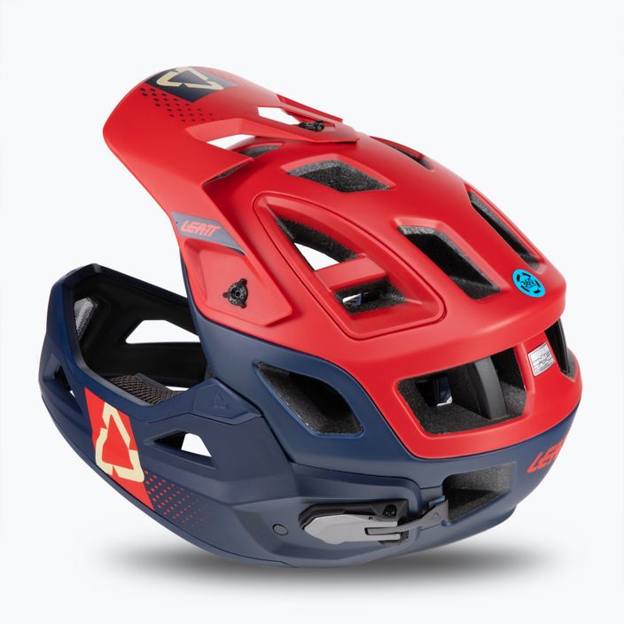 Leatt MTB 3.0 Enduro bike helmet V21.2 red/blue 1021000661 4