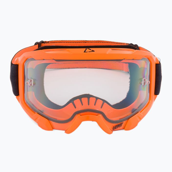 Leatt Velocity 4.5 neon orange / clear cycling goggles 8022010500 2
