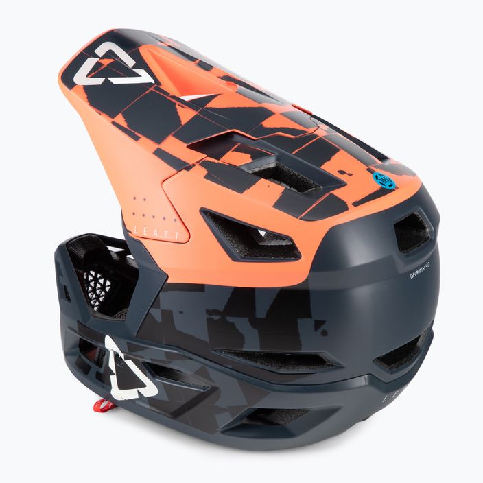 Leatt MTB 4.0 Gravity V22 bike helmet orange/black 1022070512 4