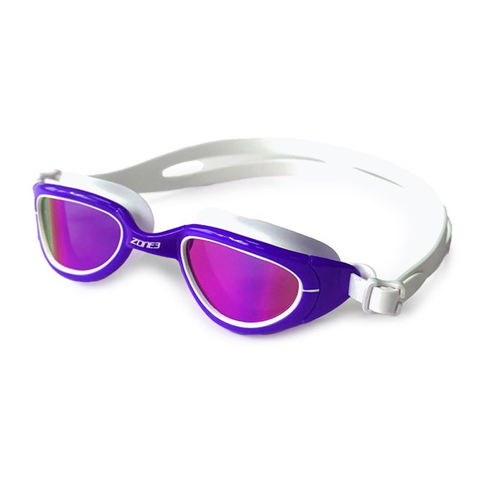 ZONE3 Attack polarised-purple/white swim goggles 2