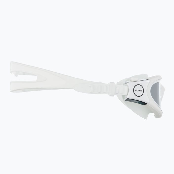 ZONE3 Vapour white/silver swimming goggles 3