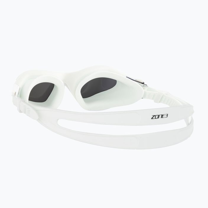 ZONE3 Vapour white/silver swimming goggles 4