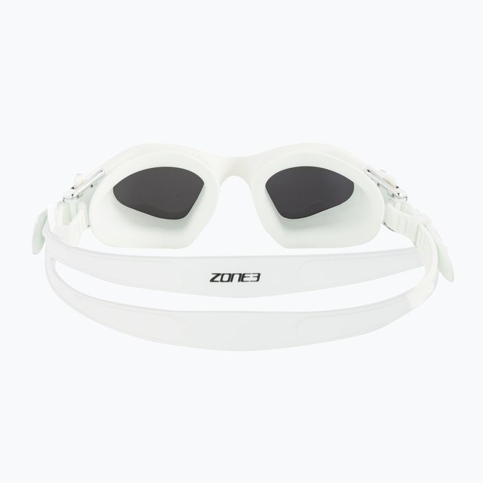 ZONE3 Vapour white/silver swimming goggles 5